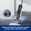 Полога наборов Tineco One S7 Pro Smart Tockless Cleaner Feet Dry Vacacuum Mop для жестких полов ЖК -дисплей длинный время