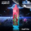 Eu almacén puff 9k VAPEN MARS 9000 puff tornado vape desechable Cigarrillos electrónicos Bobina de malla 18 ml Pod Recargable Cigarrillos electrónicos RBG Cordón ligero Vape Pen en stock