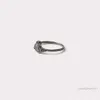 女性のためのリングデザイナーリングVivienenwestwoods Luxury Jewelry Viviane Westwood Empress Dowager Xi FloatingPoint Diamond Free Small Saturn Ring Femany Personalit