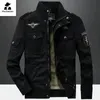 2024 Повседневная армейская куртка в стиле милитари для мужчин размера плюс M6XL Jaqueta Masculina Air Force One весна-осень мужские куртки-карго пальто 240130