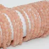 Loose Gemstones Natural Strong Flash Peach Moonstone Round Beads 6mm-6.2mm