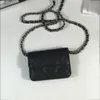 designer shoulder bag chain handbag plaid wallet double letter solid buckle sheepskin women luxury evening bag mini handbag 240215