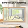 Veilleuses LED peinture décorative mur Art lumière alimenté par USB gradation avec cadre photo en bois pour cadeaux à la maison