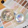 Laser Pin Case Protective for Anime ITA Bag Accessories Girl Diy Pins Display Decoration Multiple PVC Keychains 240202