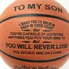 Engraved Basketball Gifts for Son Daughter with To My Words Standard Size 7 PU Leather Training Ball Chrismas Birthday 240127