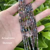 Losse Edelstenen Groothandel Natuurlijke 3mm Robijn Saffier Facet Ronde Kralen Voor Sieraden Maken DIY Armbanden Ketting Strand Gift 38cm