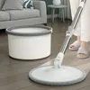 Mops Nettoyage des sols Séparation de l'eau 360 Spin Vadrouille avec seau Microfibre Paresseux Pas de lavage des mains Déshydratation automatique Squeeze Balai 240123