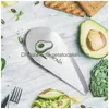 Fruit Vegetable Tools Stainless Steel Avocado Cutter Corer Peeler Pp Scooper 230919 Drop Delivery Home Garden Kitchen Dining Bar Dh65R