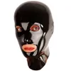 Feestartikelen Unisex Latex Masker Sexy Rollenspel Glanzend Rubber Open Ogen En Mond Hoofddeksel Volledige Gezicht Kap Voor Cosplay Kostuum Maskers