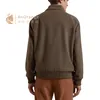 Mensjackor Winter Loro Soft Camel Hair Pilot Jacket Piana Piana