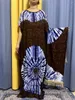 Etnische Kleding Moslim Abaya Voor Vrouwen 2024 Mode Pinted Katoen Korte Mouw Afrikaanse Islam Vrouw Jurken Losse Femme Gewaad Met Kant