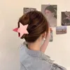 Hair Clips Y2k Aesthetics Star Pentagram Acrylic Claws For Women Sweet Cute Charm Girly Clip Korean Fashion Accessories Gift