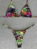 Damskie stroje kąpielowe seksowne bikini 2024 świąteczny nadruk stroju kąpielowego stroju kąpielowego kostium kąpielowy Kobiet bikini -thong bikinis plaży
