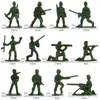 Garden Decorations 100pcs/set Military Plastic Toy Soldiers Army Men Figures 12 Poses Gift Model Action Figure Toys For Children Boys