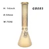 Glas-Shisha-Bong/Rig/Bubbler Höhe: 14 Zoll mit Downstem und Glaskopf GB085 (2 Farben)