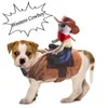 Dog Apparel Halloween Costumes Cat Pirate Bat West Cowboy Snowman Santa Claus Christmas Party Novelty Cosplay Funny Outfits Pet Supplies