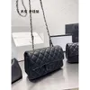 5a designer väska kvinnor väskor plånbok handväska cf mini lambskin leahter axel crossbody lady lyxväskor metall kedja koppling klaff totes tråd handväska 20 cm