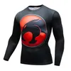 3D Printed Tshirt Men Compression Shirts Long Sleeve Tops Fitness Tshirts Novelty Slim Tights Male Cosplay Costume Quick drying 240129