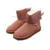 Boos Australia Bottes LI Ug Короткие классические высокие сапоги Ультра мини на платформе Chesut Черный коряги Лес Ночь Коза Уголь Wome 476