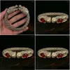 Bracelet à collectionner chinois Ruby Tibet Sier travail manuel de bon augure Dragon Bracelet livraison directe bijoux Bracelets Dhpu5