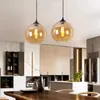 Pendant Lamps Nordic LED Glass Lights For Restaurant Bar Shop Modern Indoor Decoration Lighting Colorful Hanglamp