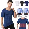 Classix Uomo T-shirt tonificante corpo Dimagrante Body Shaper Correttiva Postura Controllo pancia Compressione Uomo Modellante Intimo Corsetto 240129