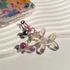 Sleutelhangers Kawaii Ballon Hond Sleutelhangers Kleurrijke Transparante Cartoon Mooie Tas Accessoires Mode Ring Hangers