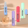 Depolama Şişeleri 5ml Doldurulabilir Parfüm Alt Bottling Candy Renk Sprey Şişe Kozmetik Mini Atomizer için Sıvı Kap Kozmetik