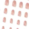 Unghie finte nude rosa mandorla finte con glitter ultra flessibili e di lunga durata per forniture professionali per saloni di nail art