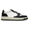 2024 Black White Panda Autries Casual Designer Shoes Autrys Medalist Män Kvinnor Pandas Action Tvåfärgad grön läder Suede Low Tops USA Herr Loafer Sneakers Trainers