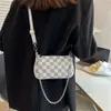 Checkered for Women in , New Trendy able Women's Summer Chain Shoulder Bag, Casual and Versatile Armpit Small Square Bag 2024 78% Off Store wholesale