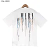 Novo 24ss Mens Camiseta Designer Roupas Pretas Moda Marca Carta Simples Crewneck Imprimir Mangas Curtas Homens Mulheres Algodão Mulheres Mens Camisetas