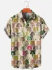 Camicie casual da uomo Camicia hawaiana con stampa 3D all over Bear da uomo per donna manica corta traspirante