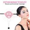 3D Silikonowa maska ​​elektryczna EMS V W kształcie twarzy masażem masaż masaż twarzy Podnieś Schotek twarz Spa Beauty Care Tool 240118