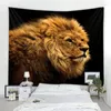 Tapisserier Lion Decorative Tapestry Hippie Bohemian Wall Gypsy Landscape Bedrum