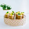Bakeware Tools Cake Stand Set Of 3 Metal Cupcake Stands Dessert Display Plate For Wedding Party Birthday