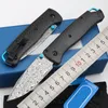 2Models Bugout 535 535CF VG10 Damascus Blade Titanium / Carbon Fiber Folding Pocket EDC Tool Outdoor BM9400 Utility Knives