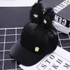 Bola Caps Doit Coreia Crianças Hip Hop Boné de Beisebol Verão Lantejoulas Orelhas de Coelho Chapéu de Sol Dos Desenhos Animados Meninos Meninas Snapback