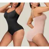 Bodysuit Shapewear Women Full Body Shaper Tummy Control Slime Sheath Butt Lifter Tryck upp lår Slimmer buk Shapers Corset 240122