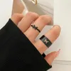 クラスターリングvkme 2pcs/set women men wedding ring for coumple for counce