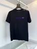 24SS Top Designer T-shirt axel blixtlås bokstäver tryckt bomull casual kortärmad mäns t-shirt lös topp silk bomull rund hals kortärmad t-shirt 841