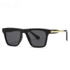 sunglasses men New 86575 Fashion Stripe Leopard Frame Box Sunglasses