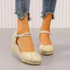 Sandaler Summer Slope Heel Wide Width Shoes For Women Jewelry Womens Clear Size 11 S