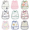 Bibs Burp Cloths High Quality Adjustable Baby Bib Eva Cotton Cartoon Waterproof Feeding Girls Boys Cloth Drop Delivery Ot8Jz