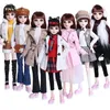 60cm BJD Boneca Multi-joint Dolls Fashion Beautiful Handmade Set Roupas Pode Vestir-se 1/3 Boneca para Meninas Crianças Brinquedo Presentes 240202