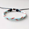 Charm Bracelets 8Pcs/Set Braided Couple Bracelet Men Women Handmade Thread Adjustable Rope Sporty Wristband Friend Jewelry