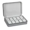 Titta på Box Pu Leather Watch Case Watch Storage Box för Quartz Watcches smycken Boxar Display Gift 240123