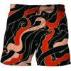 Pantaloncini da uomo Uomo Motivo a onde Stampa 3D Moda Asciugatura rapida Costume da bagno uomo Bermuda ragazzo Estate Spiaggia