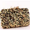 Evening Bags 2024 Women's Fashion Luxury Shiny Small Purse Sequin Beaded Banquet Handbags Clutches Ladies Chain Shoulder Bag