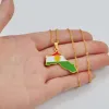 Kurdistan 14k gult guldhänge halsband charm smycken kurdisk